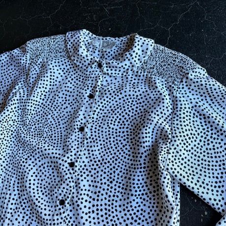 90'S DOT BLOUSE [S-4983]