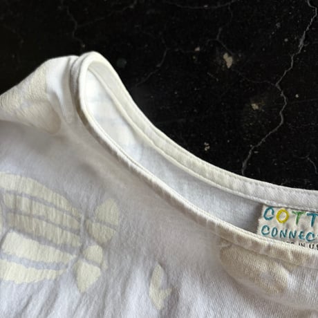 90'S FISH PRINT COTTON TEE [S-4461]