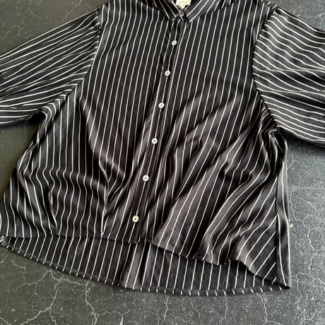 STRIPE RAYON SHIRT [S-4662]