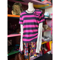BORDER COTTON S/S KNIT [S-4838]