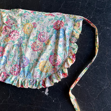 60’S FLOWER COTTON APRON [S-4929]