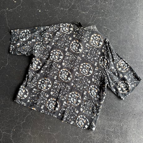 80’S PATTERN SHEER SHIRT [S-4628]