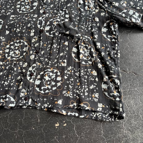 80’S PATTERN SHEER SHIRT [S-4628]