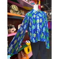 FLOWER CRINKLE SHIRT [S-5021]