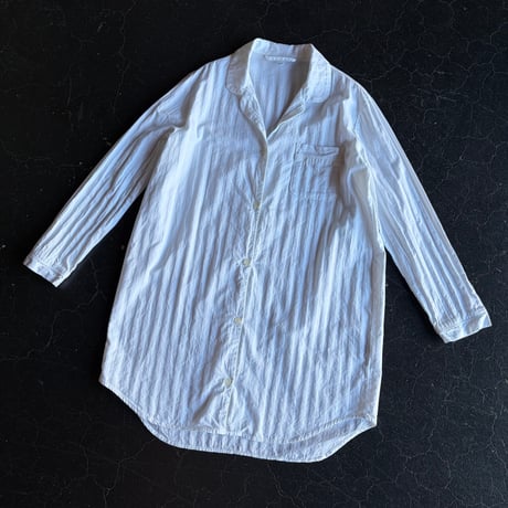 STRIPE COTTON PAJAMA SHIRT [S-4876]