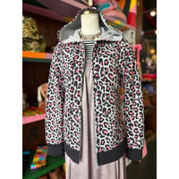 LEOPARD ZIP PARKA［S-2398]