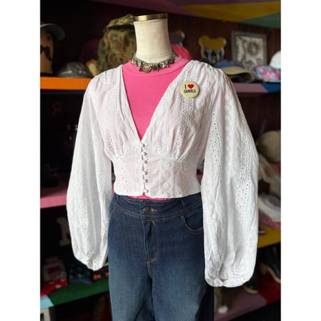 SHORT LACE BLOUSE [S-4773]