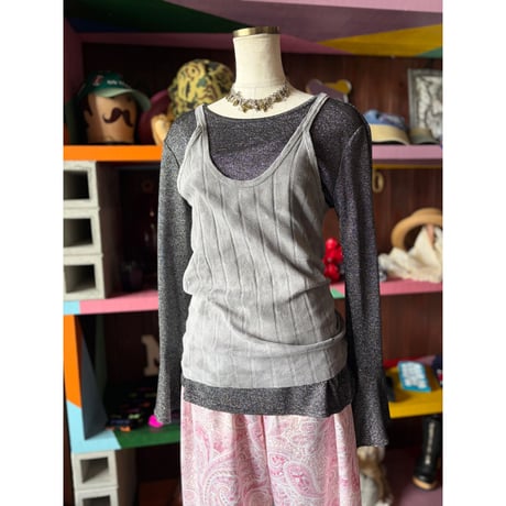 OVERDYE COTTON CAMISOLE [S-4916]