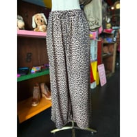 LEOPARD WIDE EASY PANTS [S-5033]