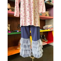 TULLE FRILL EASY PANTS [S-4993]