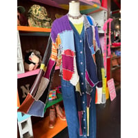 PATCHWORK CARDIGAN [S-5004]