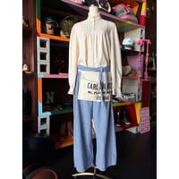 STRIPE LINEN×COTTON EASY PANTS [S-4325]