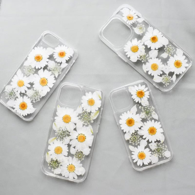 押し花 iPhone ケース ノースポール | Coloring