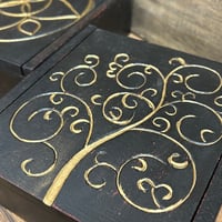 ジャワツリー柄木製BOX
