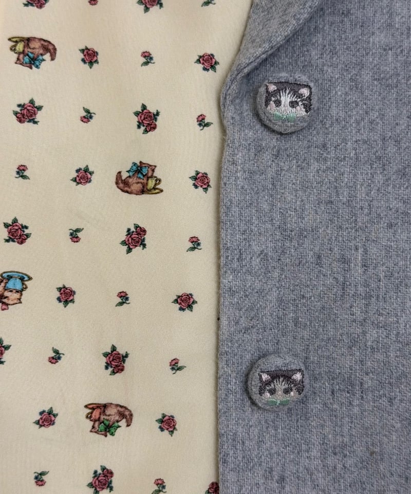 yukiemon】ねこボタンジャケット（M） | EGAMI OFFICIAL WEB STORE