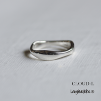 ゆらぎデザインリングCLOUD-L｜シルバー925｜ 【Laugh＆Yoke】｜Artisan Works
