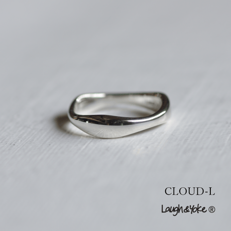 ゆらぎデザインリングCLOUD-L｜シルバー925｜ 【Laugh＆Yoke】｜Artisan Works