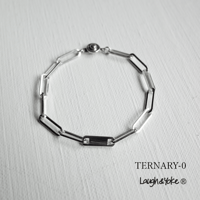 チェーンブレスレットTERNARY-0｜4.3mm幅｜シルバー925｜ 【Laugh＆Yoke】｜Artisan Works