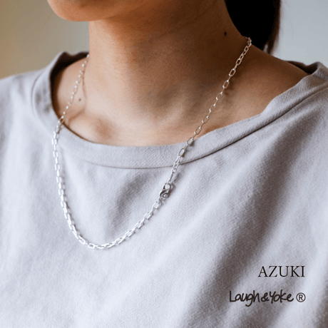 チェーンネックレスAZUKI｜3.0mm幅｜シルバー925｜ 【Laugh＆Yoke】｜Artisan Works