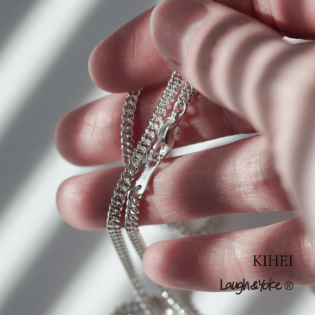 チェーンネックレスKIHEI｜2.9mm幅｜シルバー925｜ 【Laugh＆Yoke】｜Artisan Works