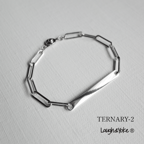 チェーンブレスレットTERNARY-2｜4.3mm幅｜シルバー925｜ 【Laugh＆Yoke】｜Artisan Works