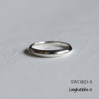 剣腕リングSWORD-S｜3.0mm幅｜シルバー925｜ 【Laugh＆Yoke】｜Artisan Works