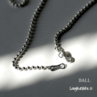 チェーンネックレスBALL｜2.3mm幅｜シルバー925｜ 【Laugh＆Yoke】｜Artisan Works