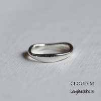 ゆらぎデザインリング CLOUD-M｜シルバー925｜ 【Laugh＆Yoke】｜Artisan Works