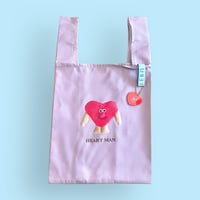 HEARTMAN エコバッグ（ピンク）