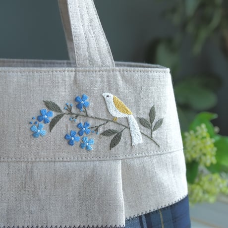 鳥さんの手提げバッグ