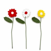 knitted flower （daisy）