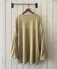 Tシャツ AMERICANA アメリカーナ ヴィンテージTチュニック丈 ベージュ BRF-M-832A/1