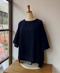 プルオーバー HEAVENLY ヘブンリー コットンクレープリブネックプルオーバー ブラック 2637082
