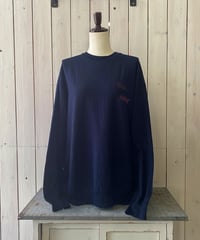 Tシャツ AMERICANA アメリカーナ リバースウィーブ L/S T ネイビー BRF-844A/1
