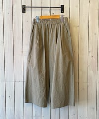 パンツ Vent d'ouest ヴァンドウェストオーガニックマグワッシャータックパンツ ベージュ VE36606