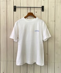 Tシャツ AMERICANA アメリカーナ ラフィ天竺プリントT ホワイト BRF-M-847A/3
