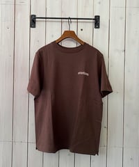 Tシャツ AMERICANA アメリカーナ ラフィ天竺プリントT ダークブラウン BRF-M-847A/3