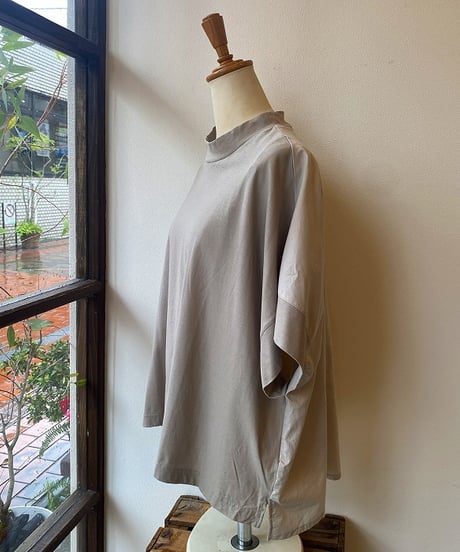プルオーバー TISSU ティシュ マルチエフェクトコンボドルマンT グレージュ×グレージュ TS252CT076