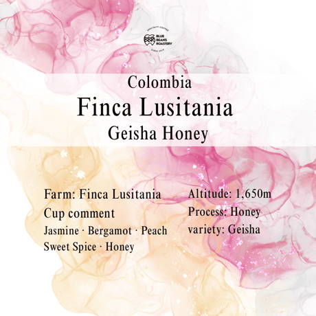 Colombia Finca Lusitania Geisha Honey