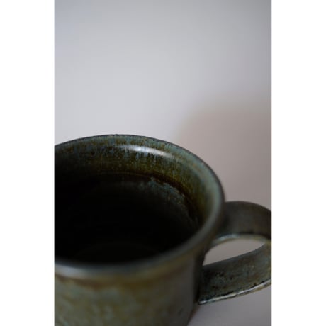 安藤 美和　コーヒーカップ    1 : olive