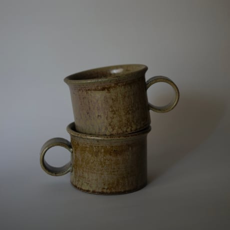 安藤 美和　 コーヒーカップ    2 : olive