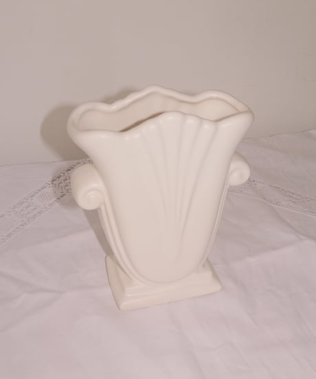 Haeger Potteries - Relief White Vase
