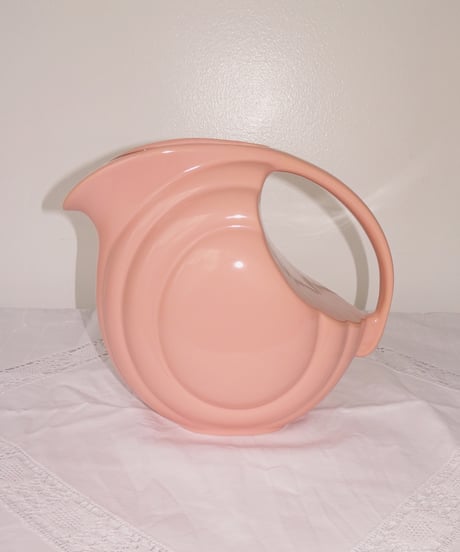 Hall China Company - Pink Water Pitcher