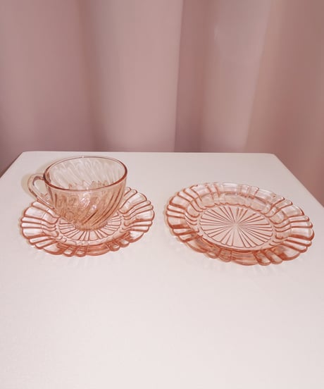 Arcoroc France - Tea Cup & Plate Set