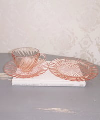 Arcoroc France - Tea Cup & Plate Set