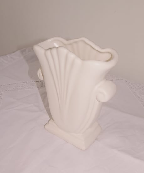 Haeger Potteries - Relief White Vase