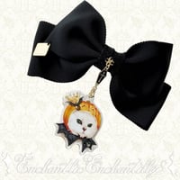 Jack-o'-Lantern Cat バレッタ