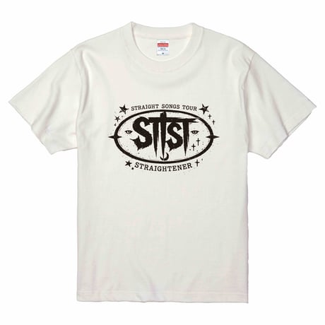 STRAIGHT SONGS TOUR Tee （Vanilla White）
