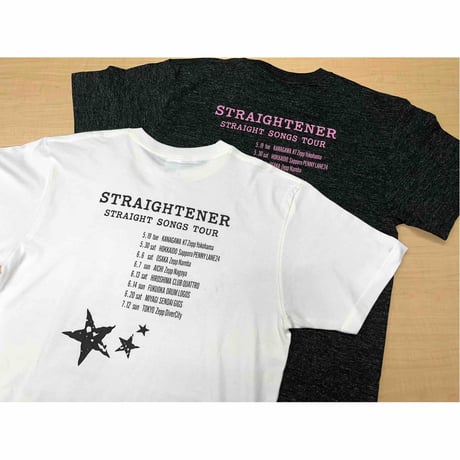 STRAIGHT SONGS TOUR Tee （Vanilla White）