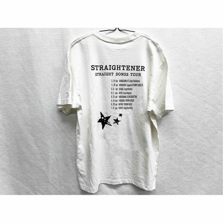 STRAIGHT SONGS TOUR Tee （Vanilla White）